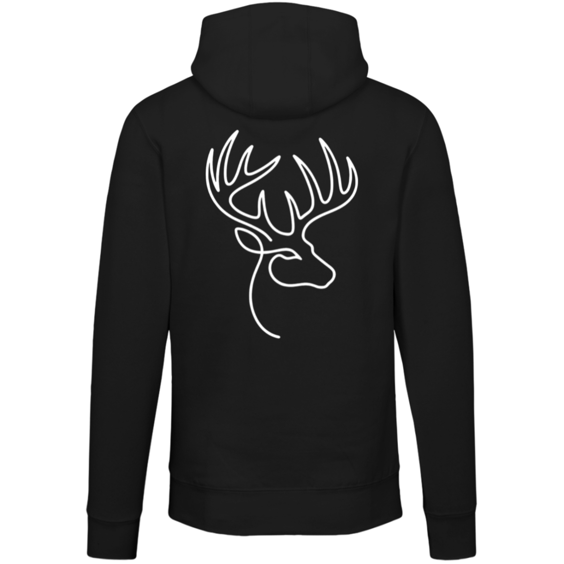 Buck One-Line Hoodie Back Print