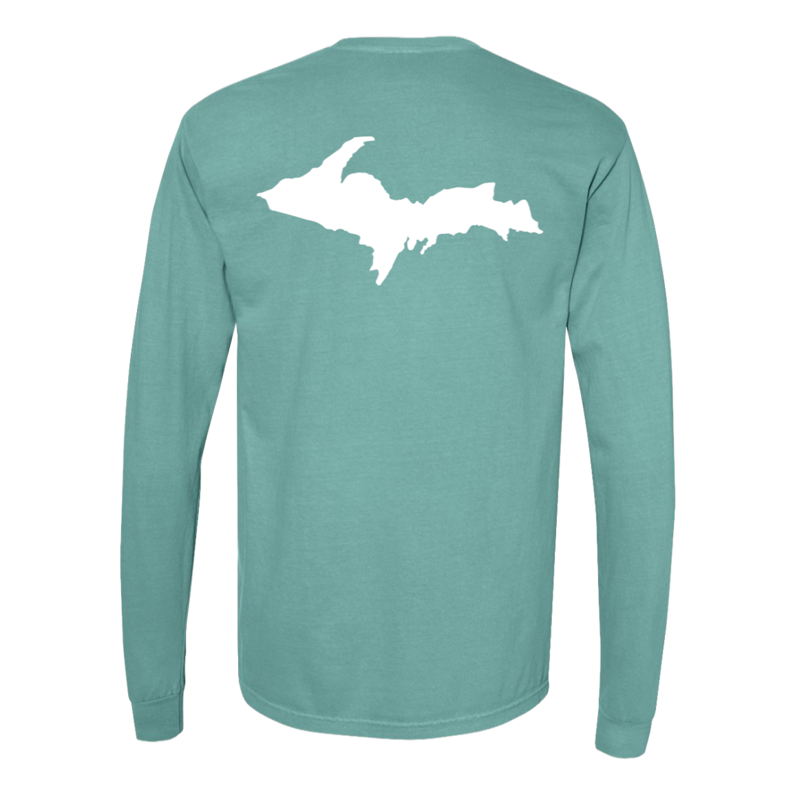 Upper Peninsula Long Sleeve T-Shirt Back Print - Comfort Colors