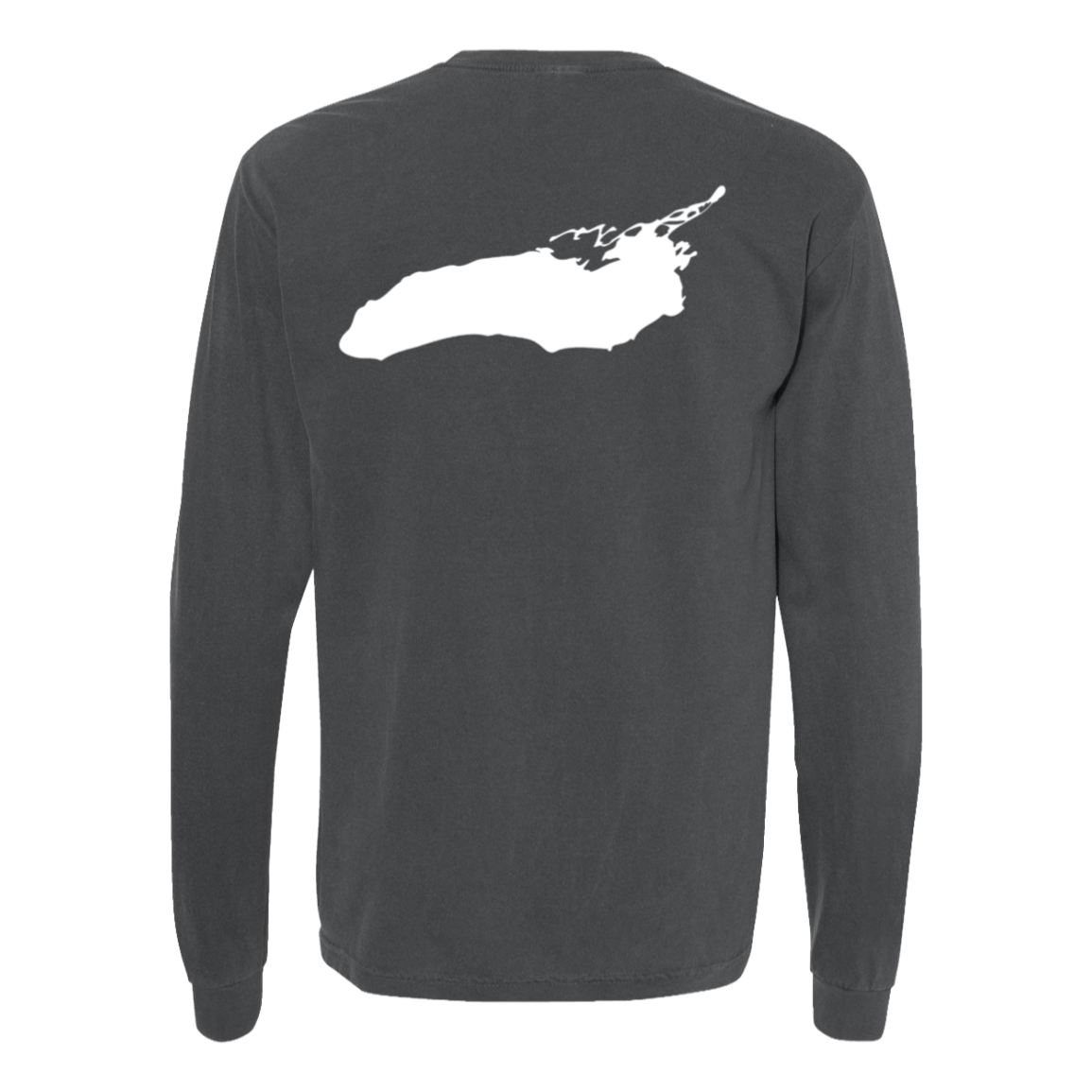 Lake Ontario Long Sleeve T-Shirt Back Print - Comfort Colors