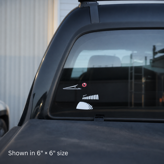 Loon Head Decal