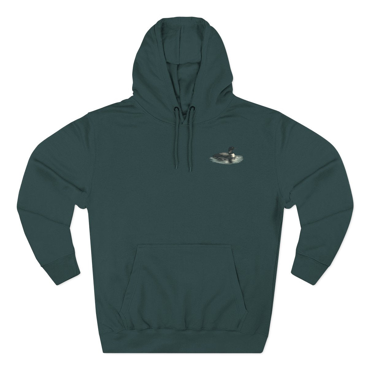 Loon Up North Minnesota Hoodie - Back Print