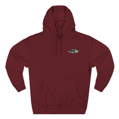 Loon Up North Minnesota Hoodie - Back Print