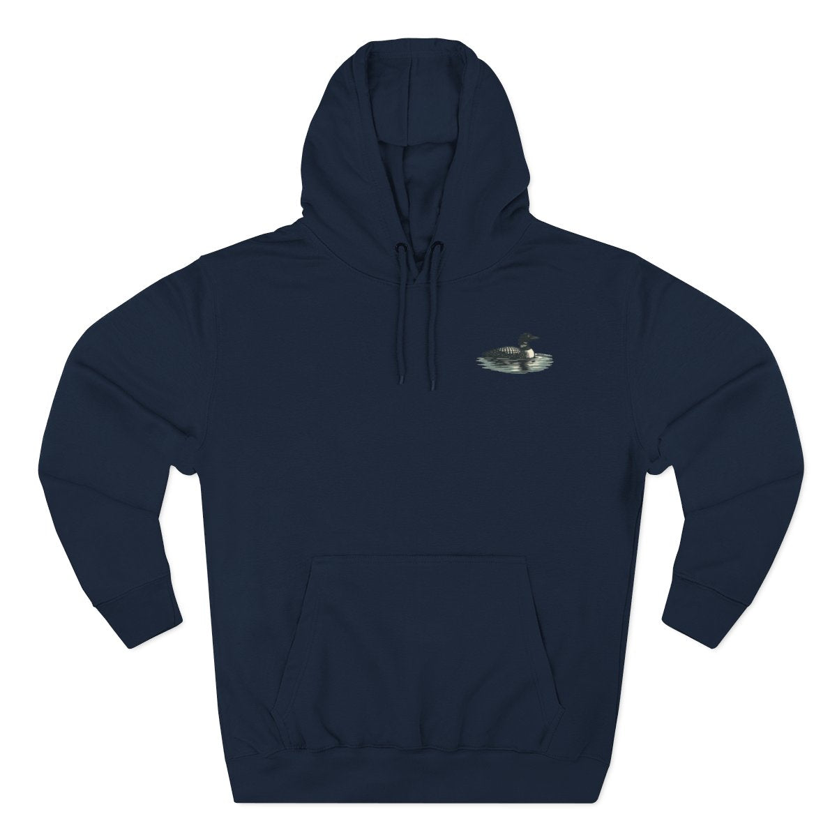 Loon Up North Minnesota Hoodie - Back Print